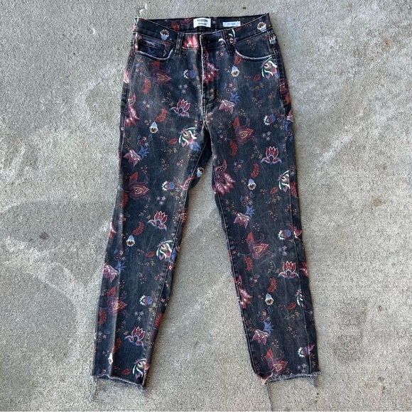 Kensie Denim - Kensie VintageLuxe Floral Skinny Jeans Sz 2/26 – Boho Slim Fit Denim